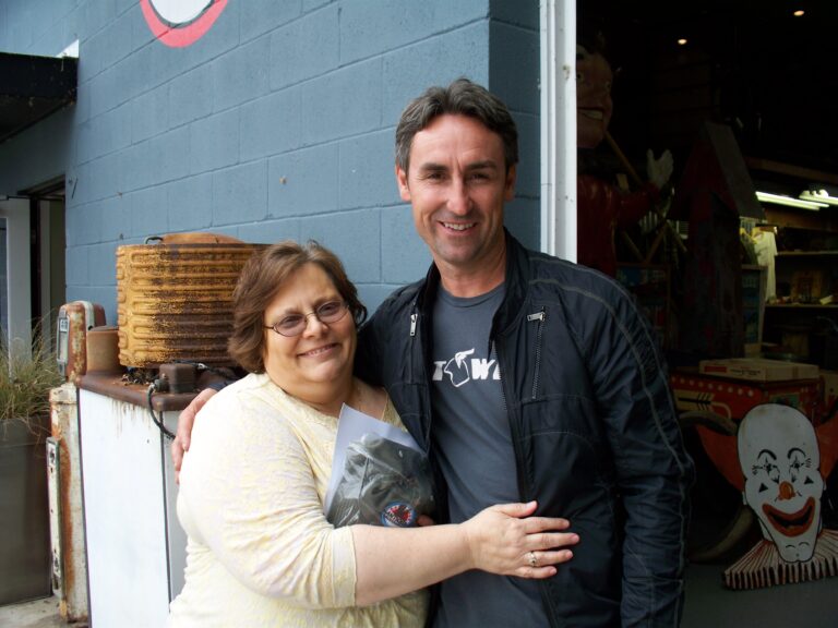 Julie Nelson and Mike Wolfe