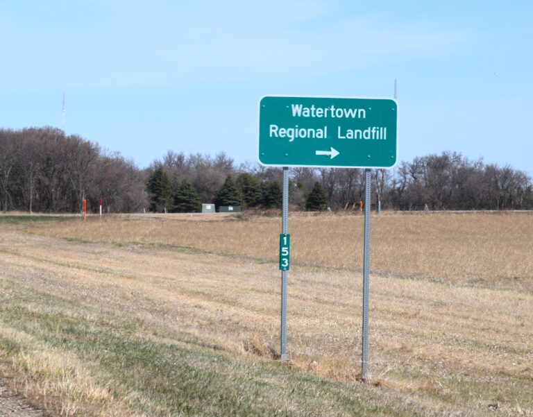 Landfill sign