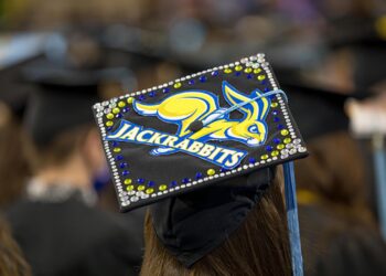 SDSU raduation cap