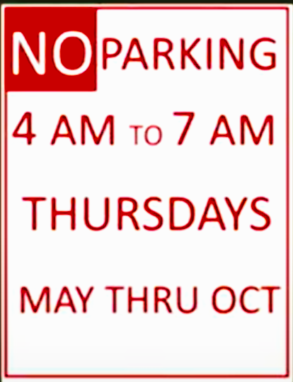 No parking