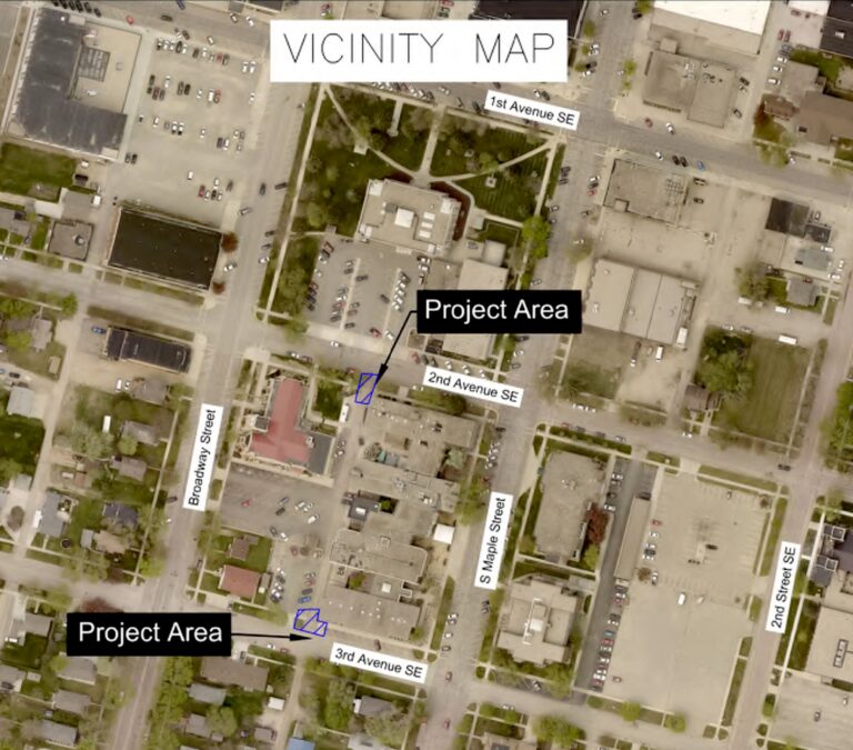 Concrete alley map