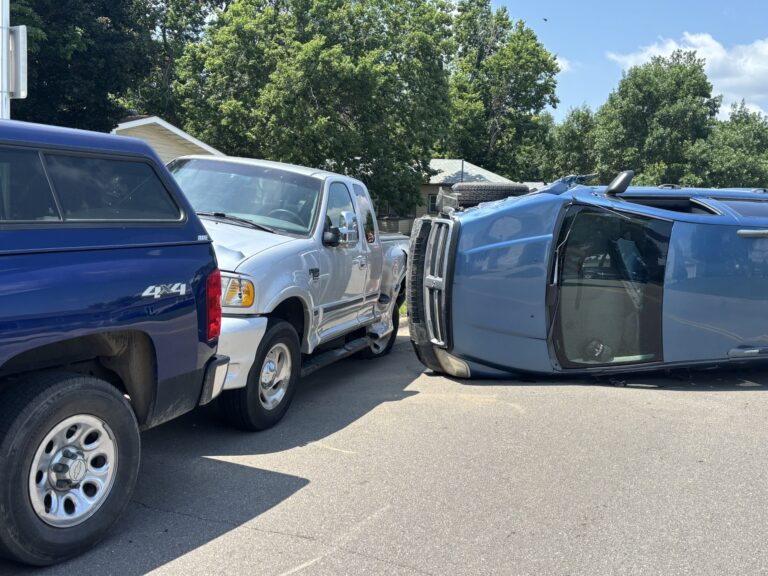 Three car crash
