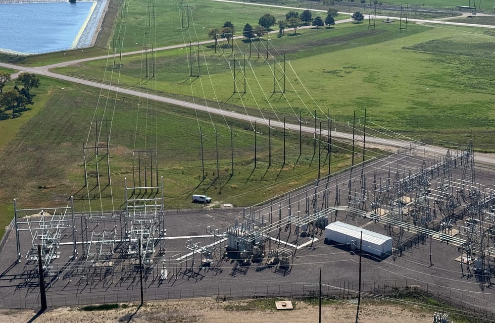 2025 9 25 Big Stone power lines overhead shot