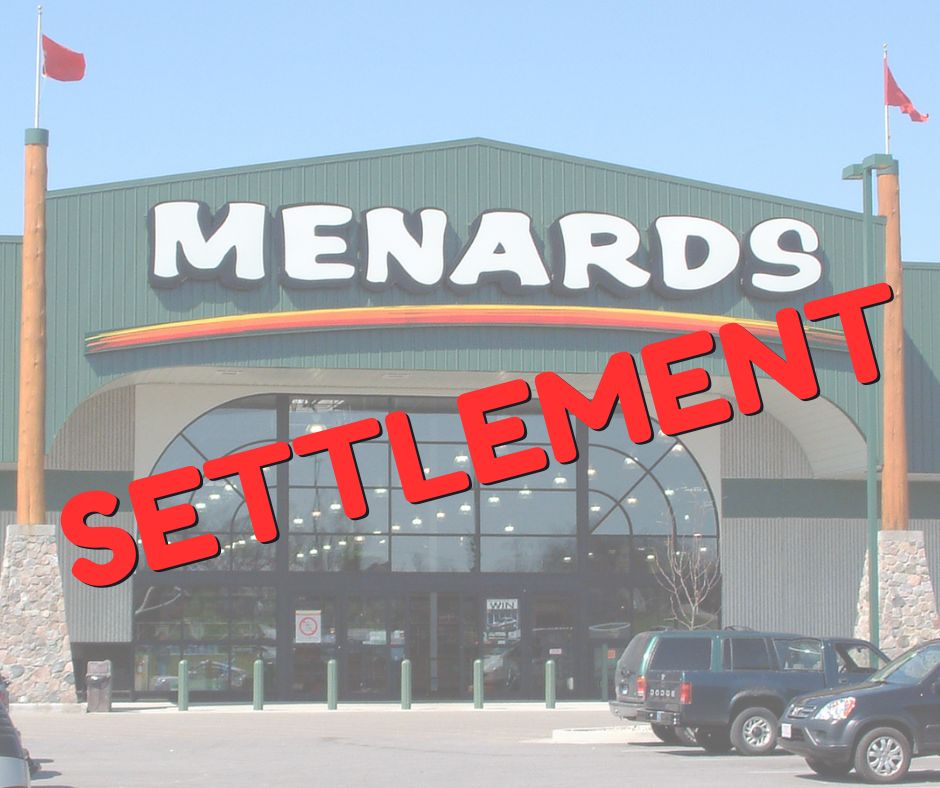 Menards settlement