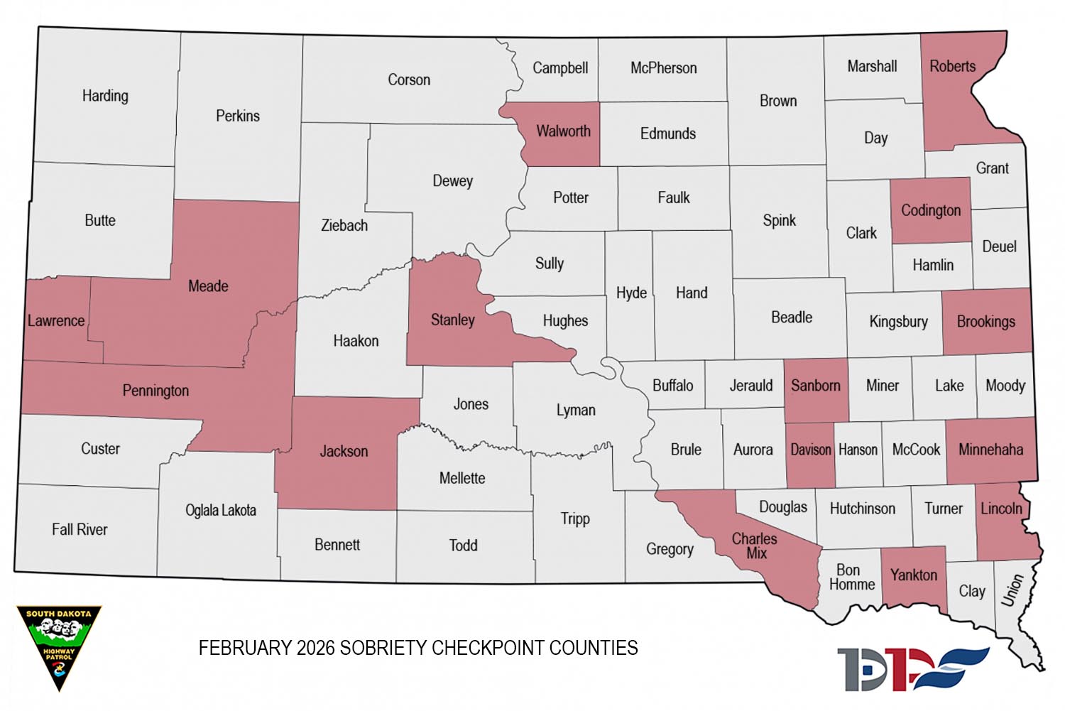 02 Feb sobriety checks map