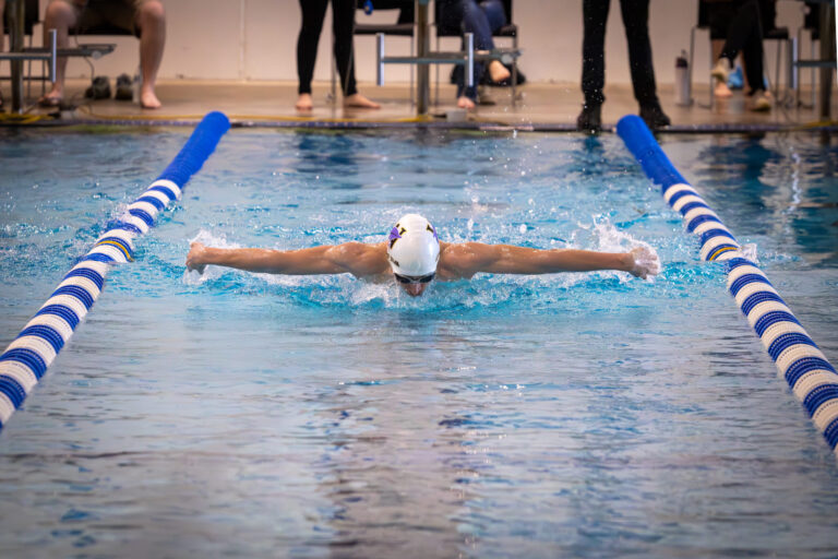 Jayden Nerdig during the 200 yard butterfly