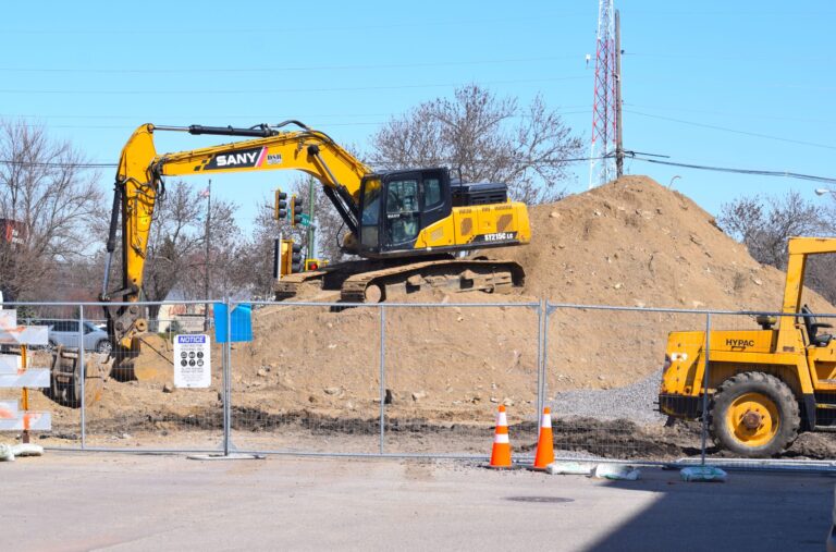 Old City Hall construction site