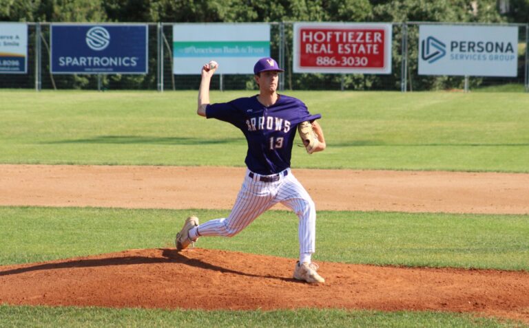Post 17 pitcher Jackson McClemans