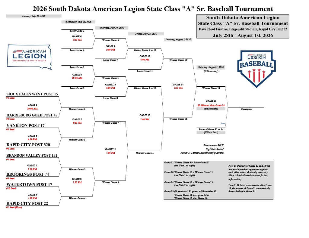 2026 state a legion tournament